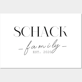 Schack Family EST. 2020, Surname, Schack Posters and Art